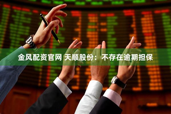 金风配资官网 天顺股份：不存在逾期担保